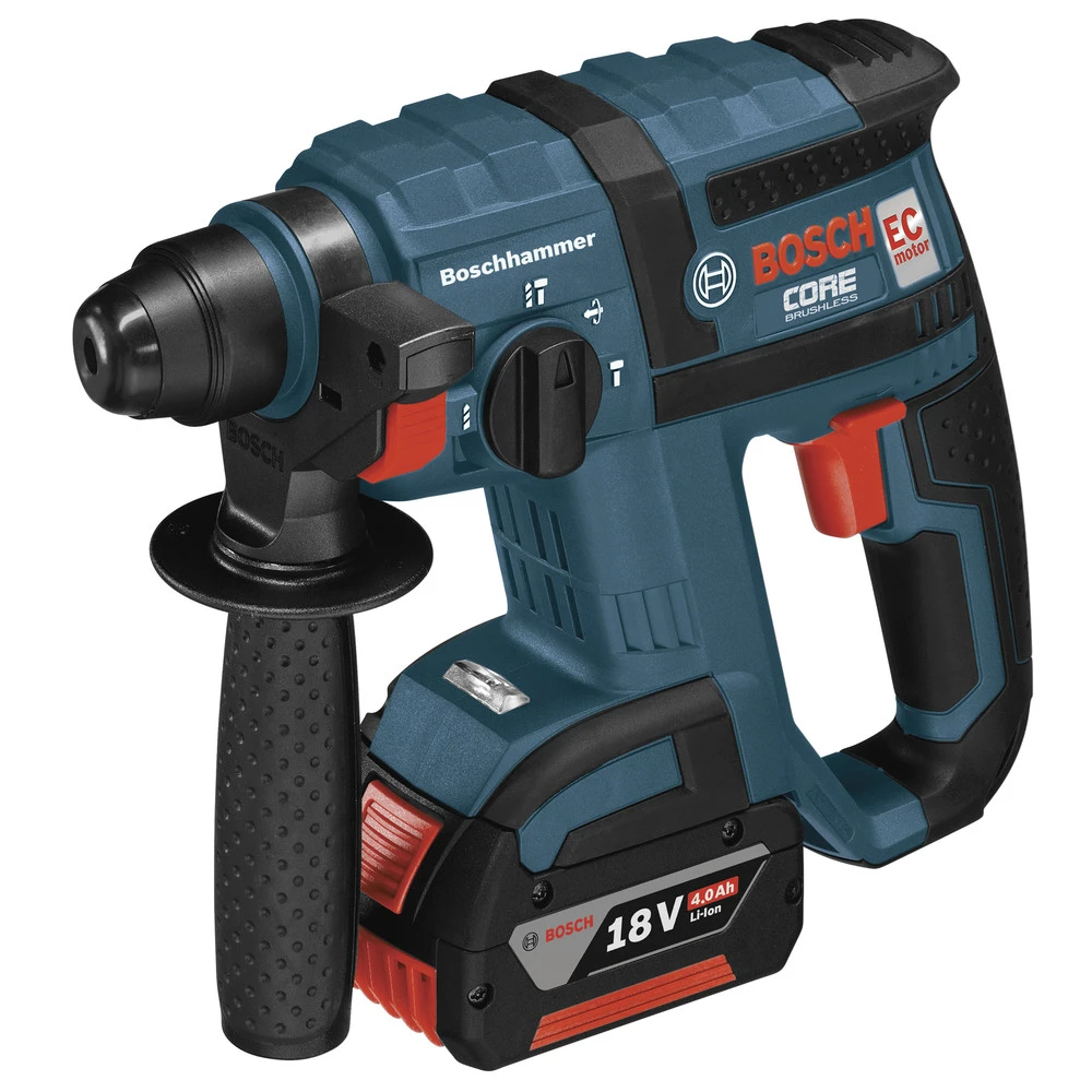 Factory Reconditioned Bosch RHH181-01-RT 18V Cordless Lithium-Ion 3/4 In. SDS-Plus Rotary Hammer With FatPack Batteries 1 Factory Reconditioned Bosch RHH181-01-RT 18V Cordless Lithium-Ion 3/4 In. SDS-Plus Rotary Hammer With FatPack Batteries