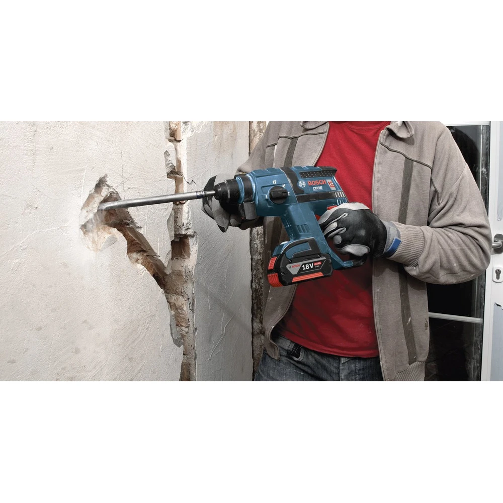 Factory Reconditioned Bosch RHH181-01-RT 18V Cordless Lithium-Ion 3/4 In. SDS-Plus Rotary Hammer With FatPack Batteries 3 Factory Reconditioned Bosch RHH181-01-RT 18V Cordless Lithium-Ion 3/4 In. SDS-Plus Rotary Hammer With FatPack Batteries - Image 3