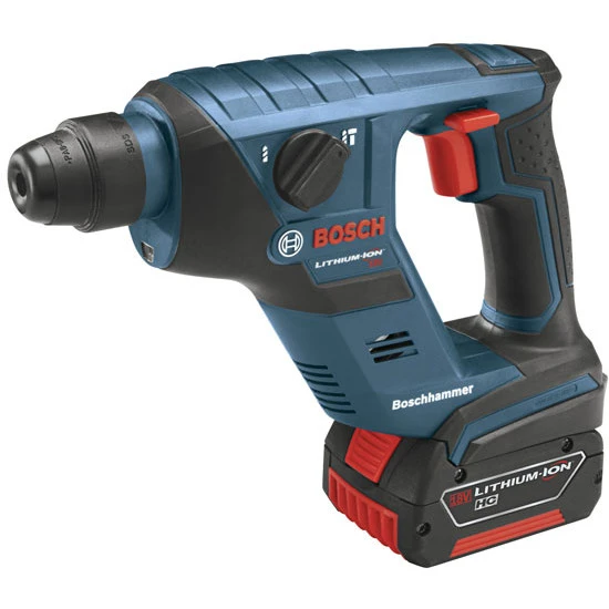 Factory Reconditioned Bosch RHS181K-RT 18V Cordless Lithium-Ion Compact SDS-Plus Rotary Hammer Kit 2 Factory Reconditioned Bosch RHS181K-RT 18V Cordless Lithium-Ion Compact SDS-Plus Rotary Hammer Kit - Image 2