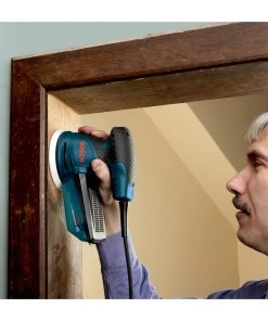 Factory Reconditioned Bosch ROS20VSC-RT 5 In. VS Palm Random Orbit Sander Kit With Canvas Carrying Bag -Bosch Sales Store bshrros20vsc rt h